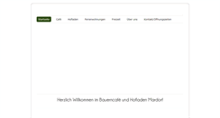 Desktop Screenshot of bauernhofcafe-mardorf.de