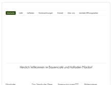 Tablet Screenshot of bauernhofcafe-mardorf.de
